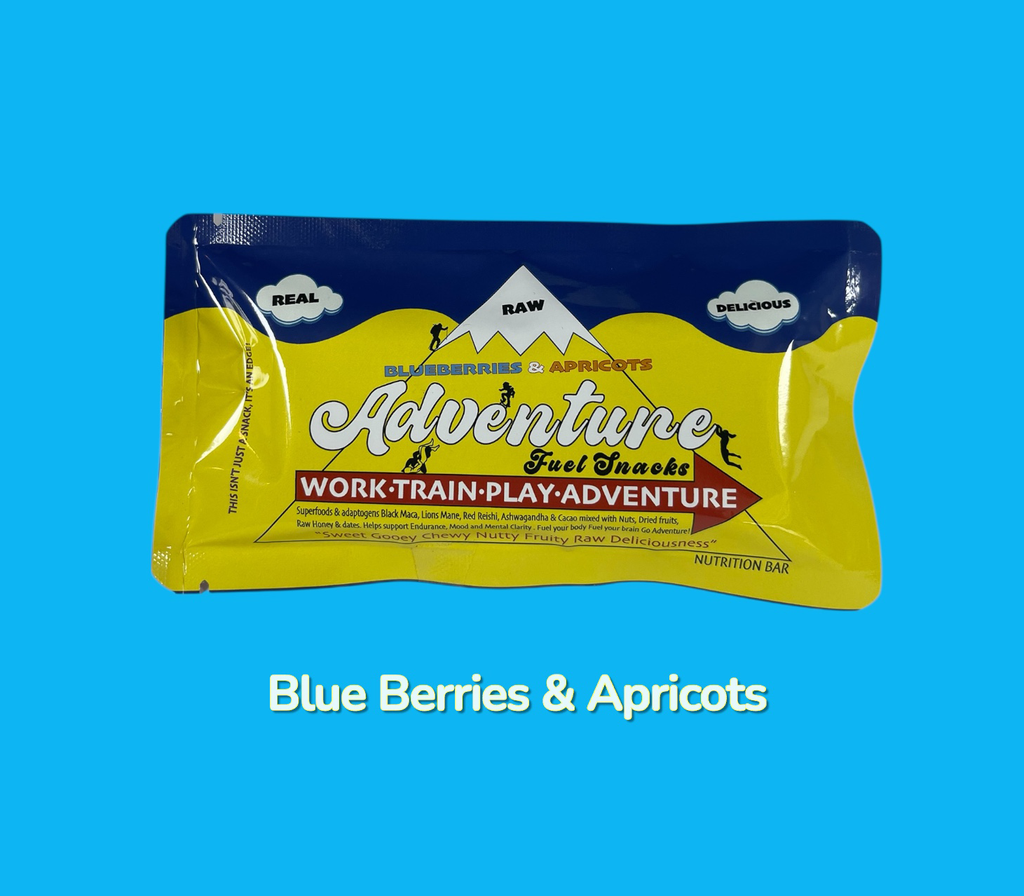 AFS Bars 6 Pack Blue Berries & Apricots.