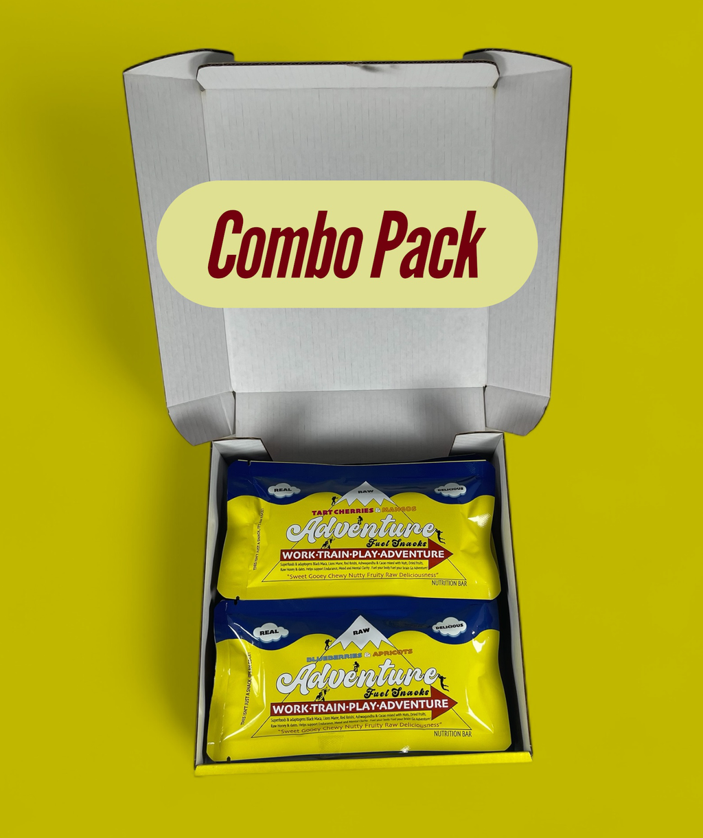 AFS Bar Combo 6 Pack! 3 Tart Cherries & Mangos and 3 Blue Berries & Apricots.