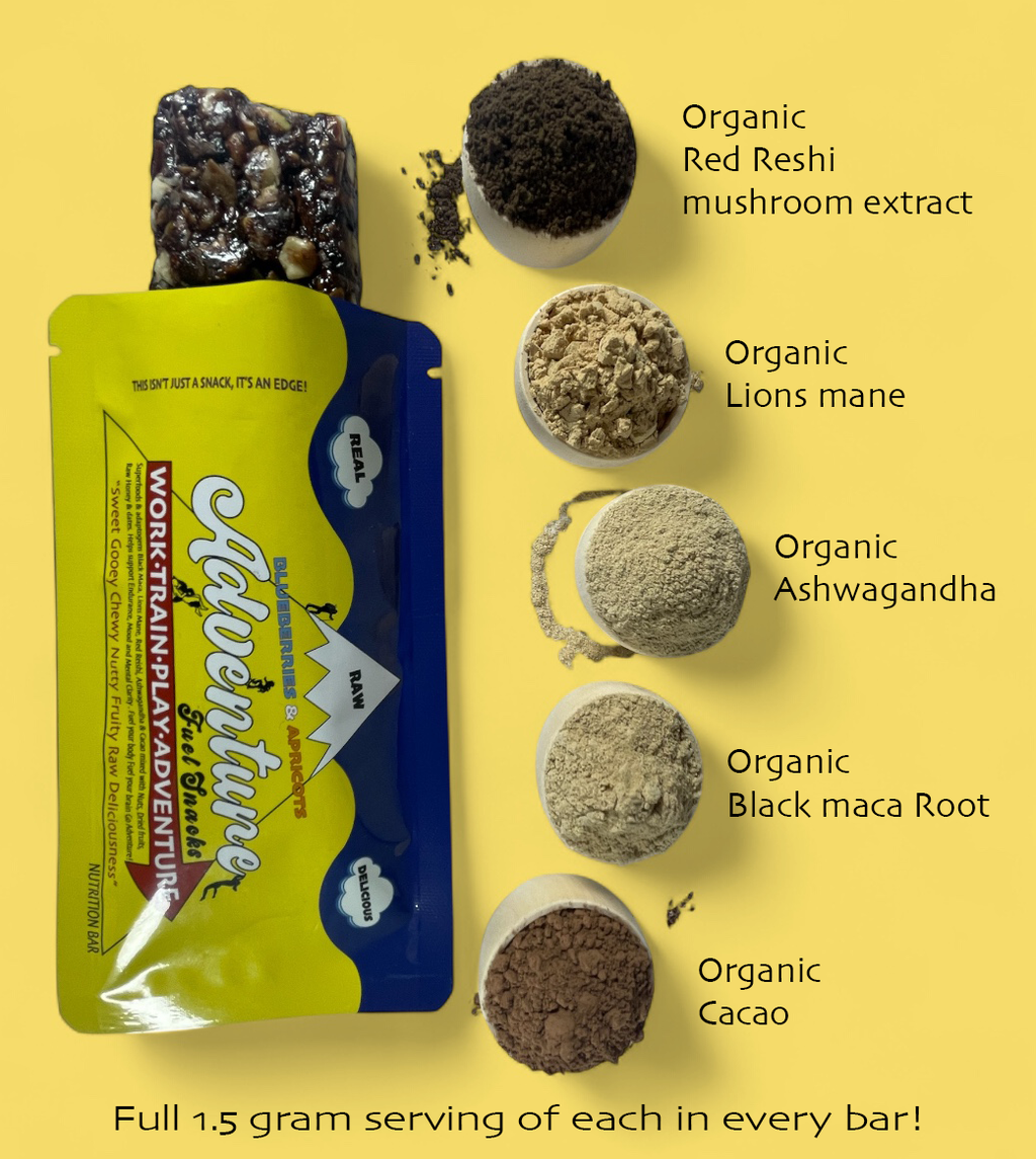 AFS Bars 6 Pack Blue Berries & Apricots.