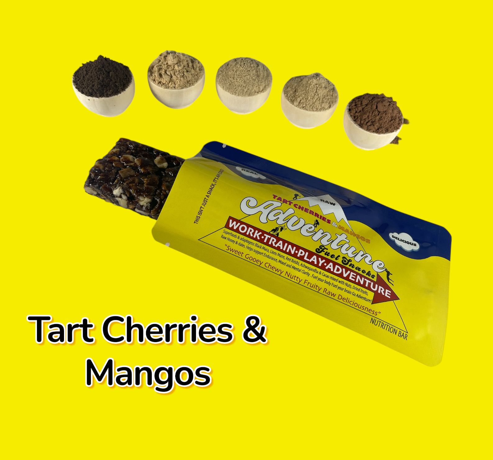 AFS bars. 6 pack. Tart Cherries & Mangos.